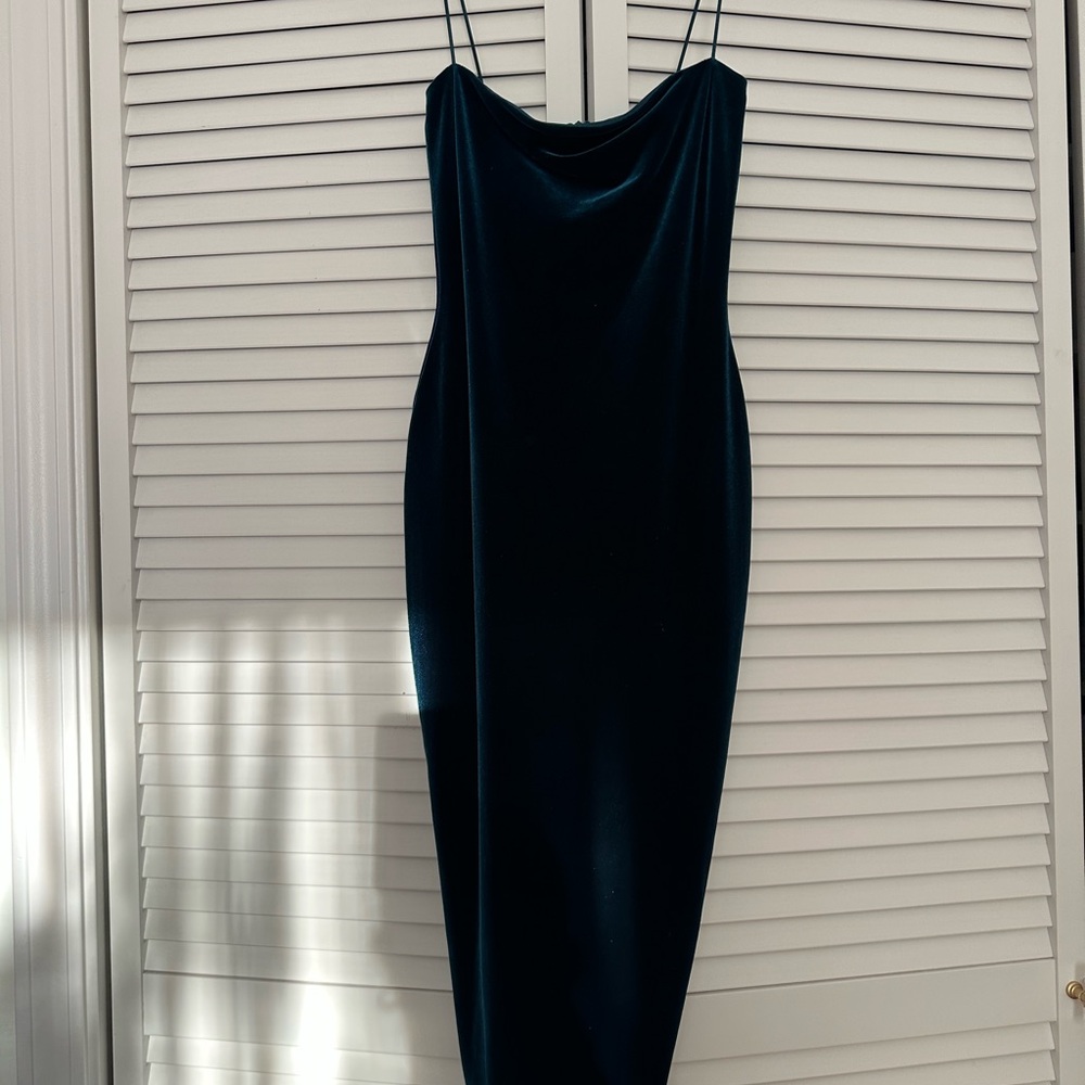 Nookie Midnight Blue Backless Dress